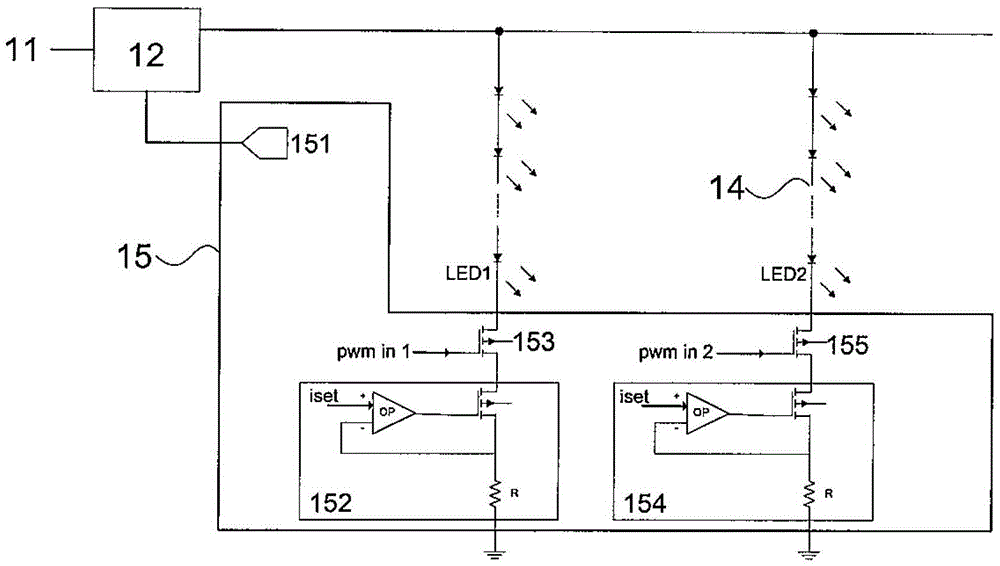 LED driver controller, LED driver and LED driving method