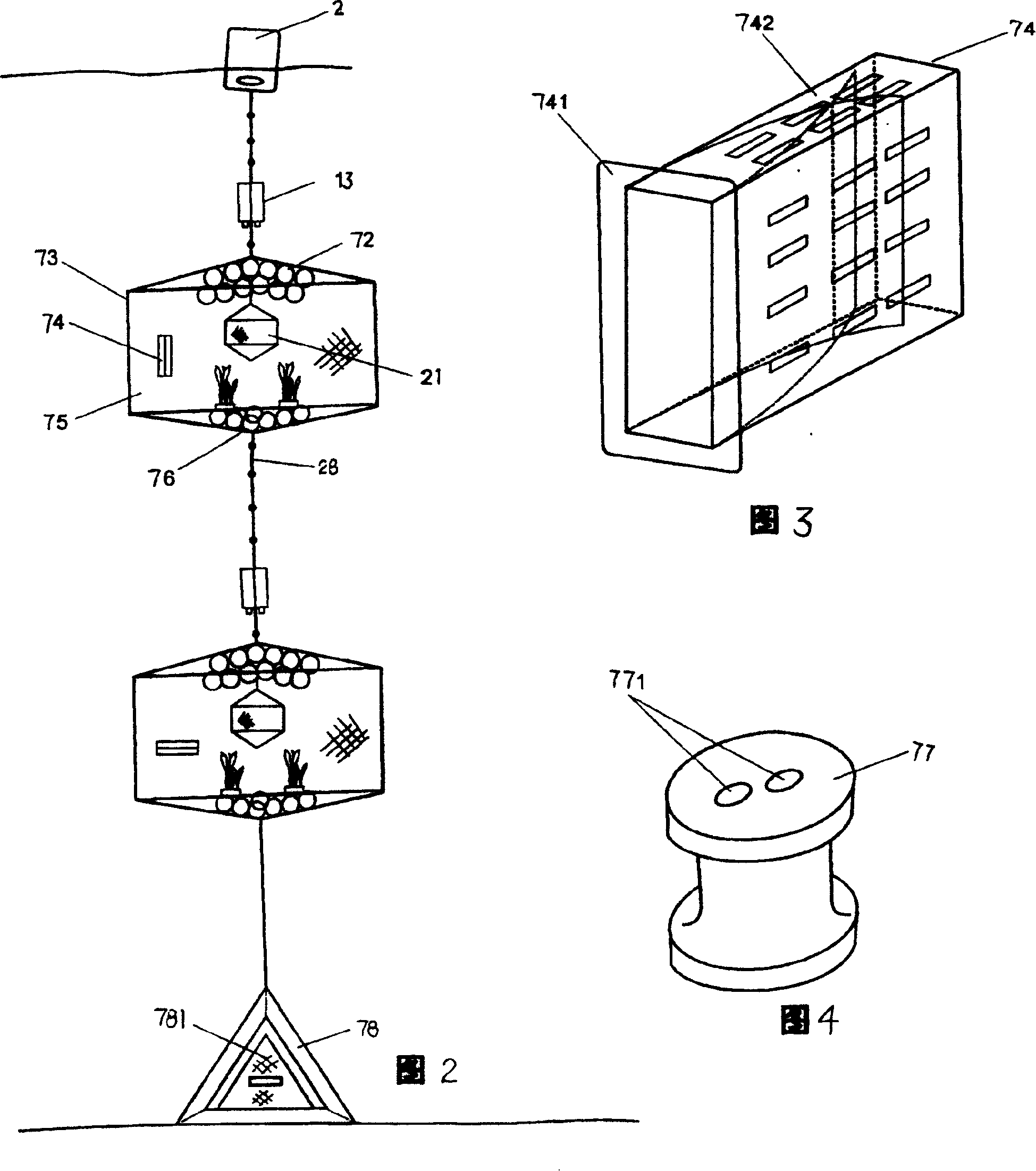 Complex sea product cultivating system