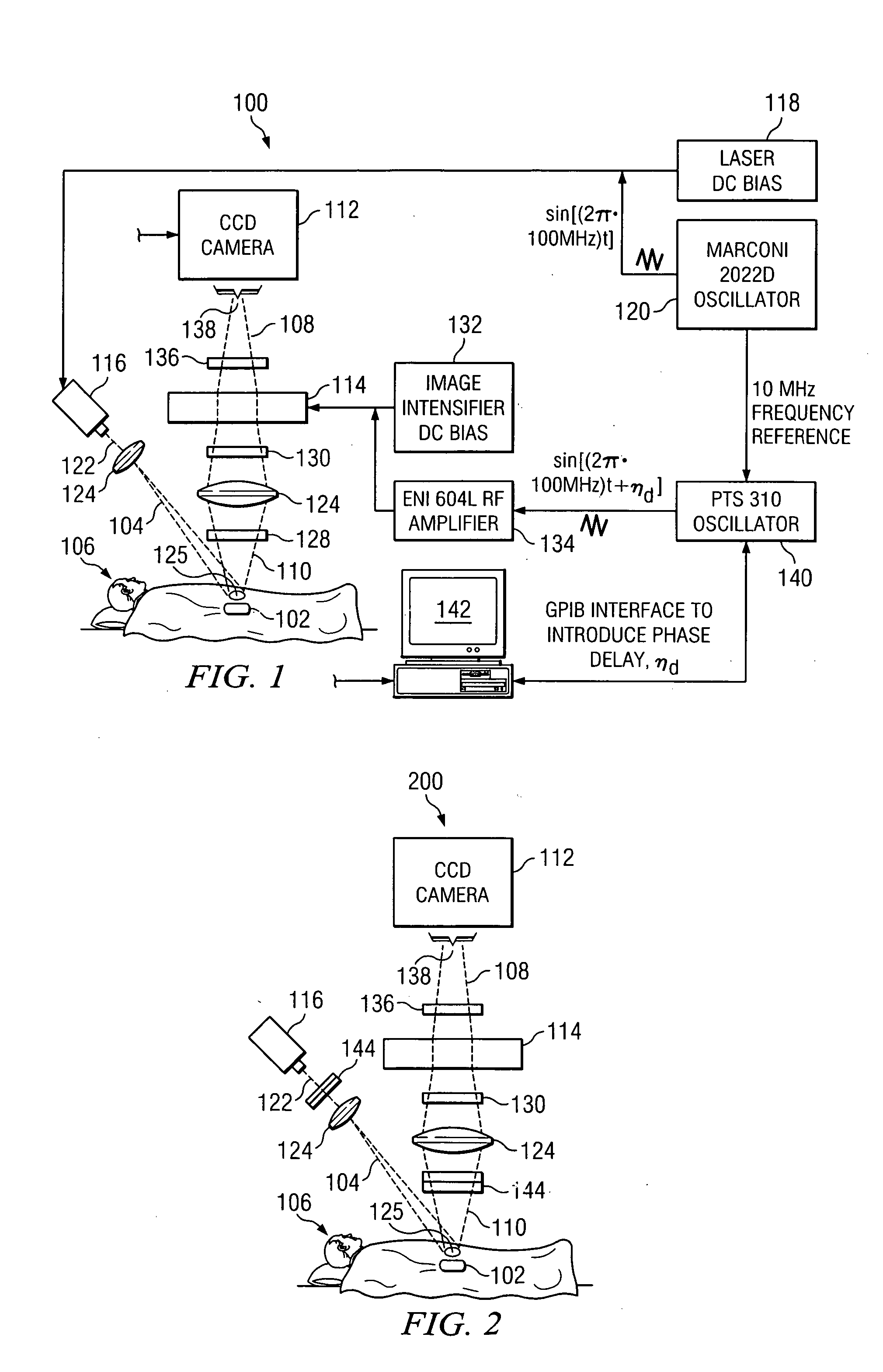 Method and system for near-infrared fluorescence contrast-enhanced imaging with area illumination and area detection