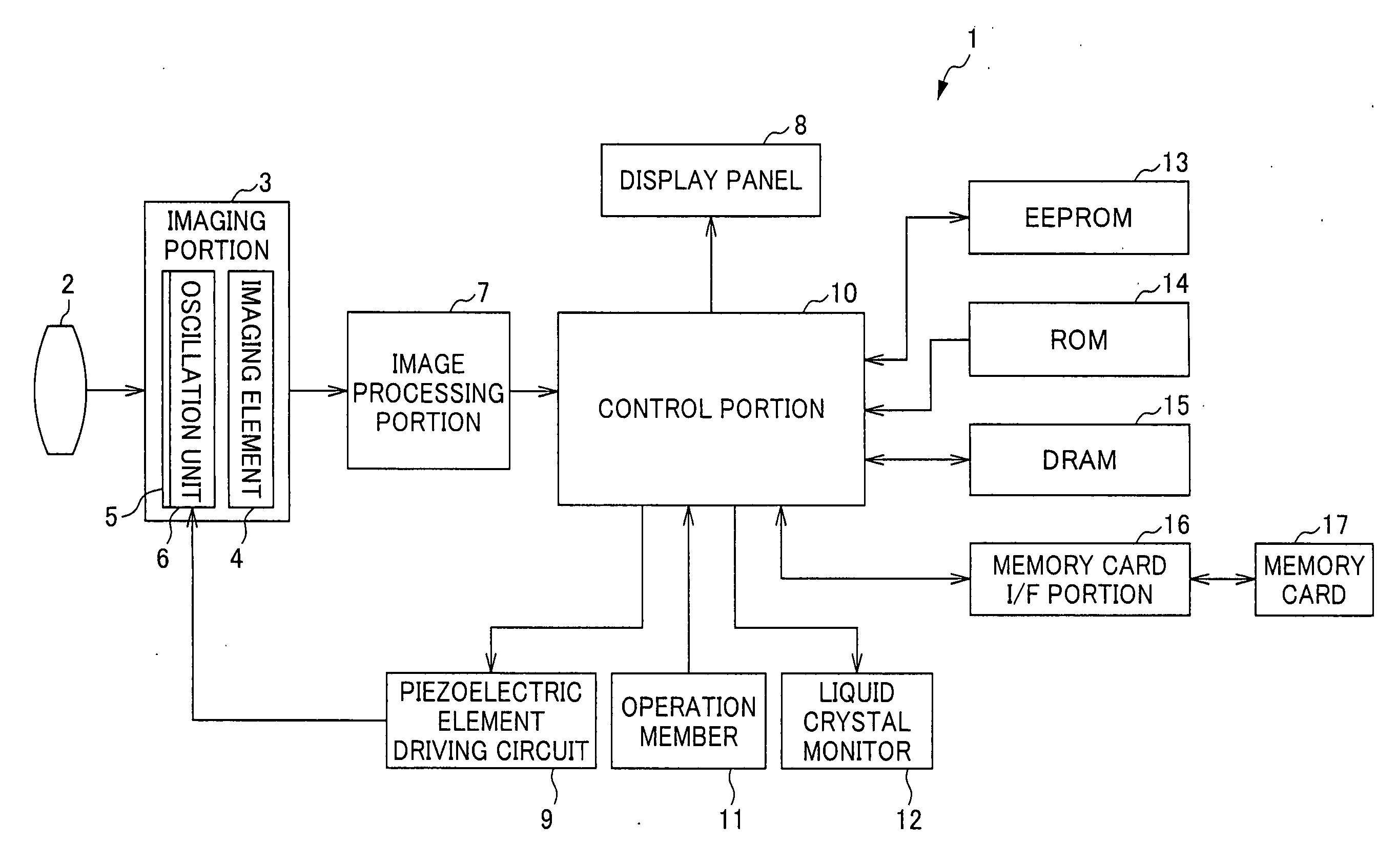 Imaging apparatus and foreign object removal program
