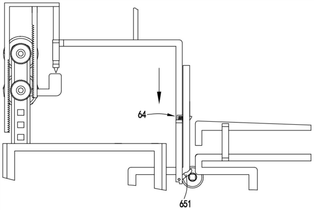 A warp knitted fabric continuous winding output device