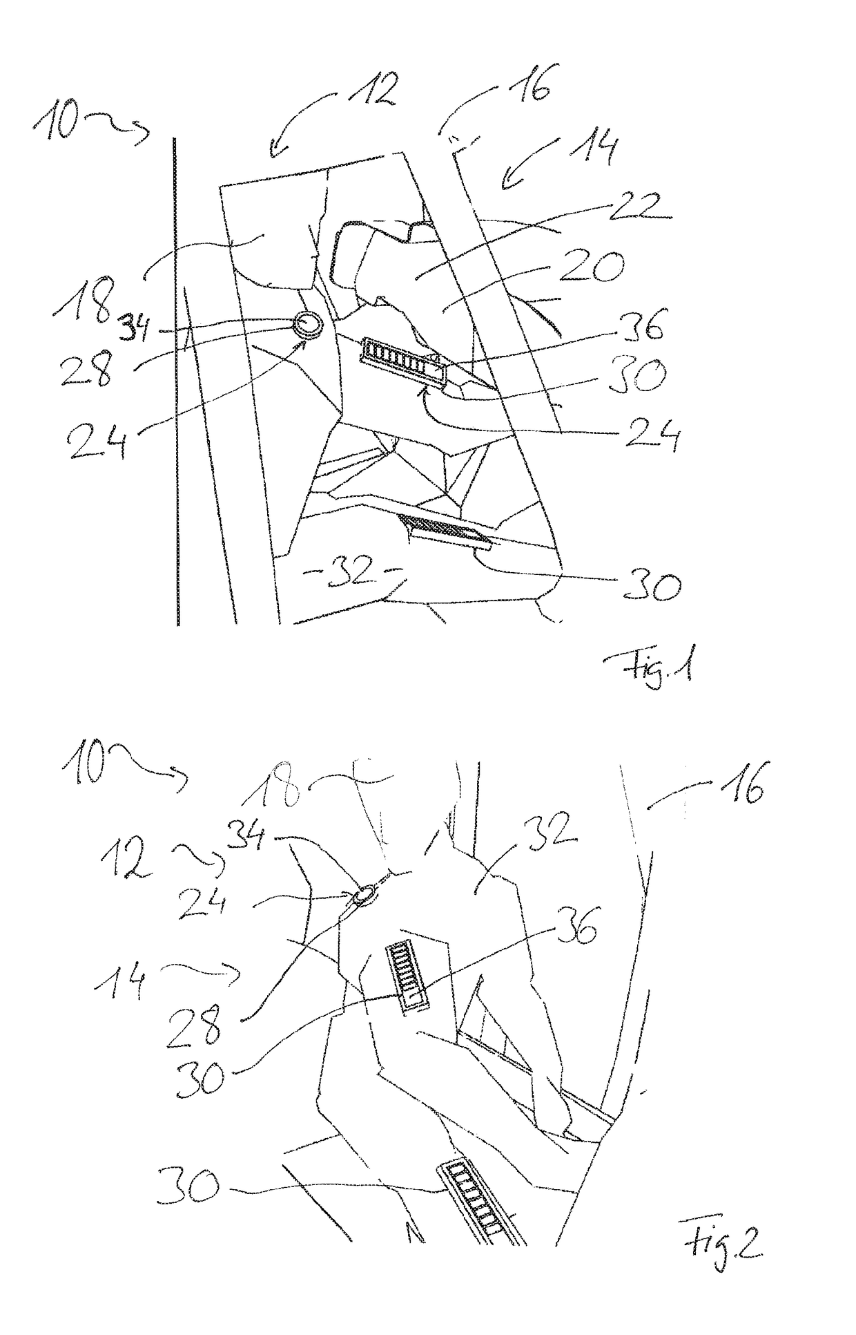 Display assembly, use of a display assembly, and aircraft assembly having such a display assembly