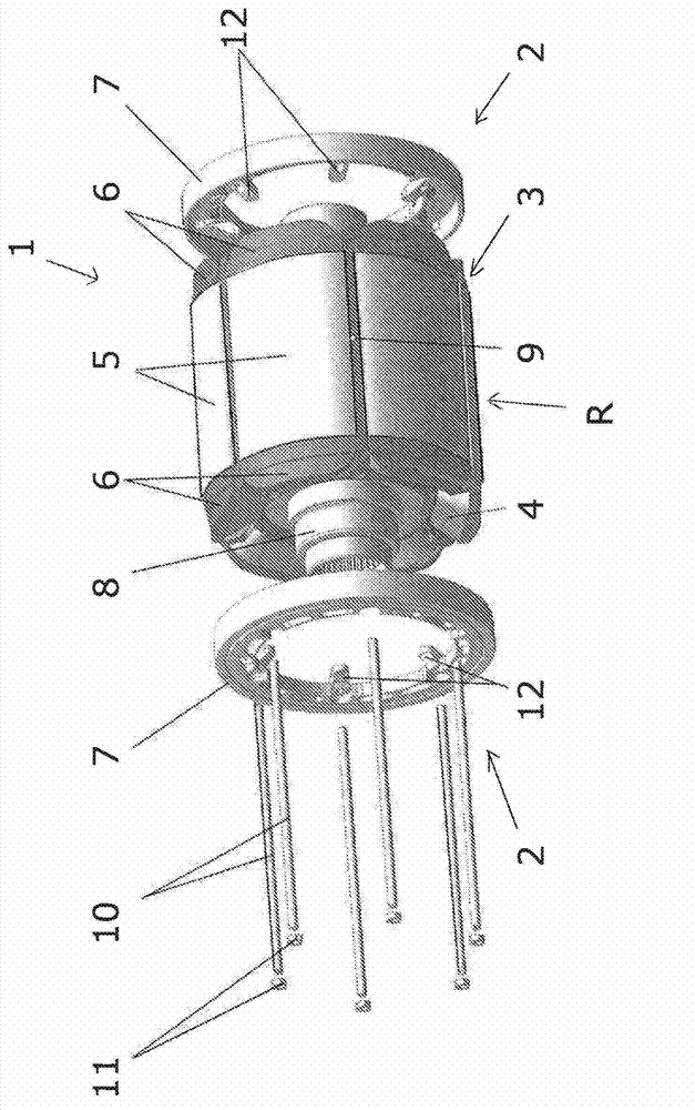 Rotor for electrical machine, in particular for a synchronous motor