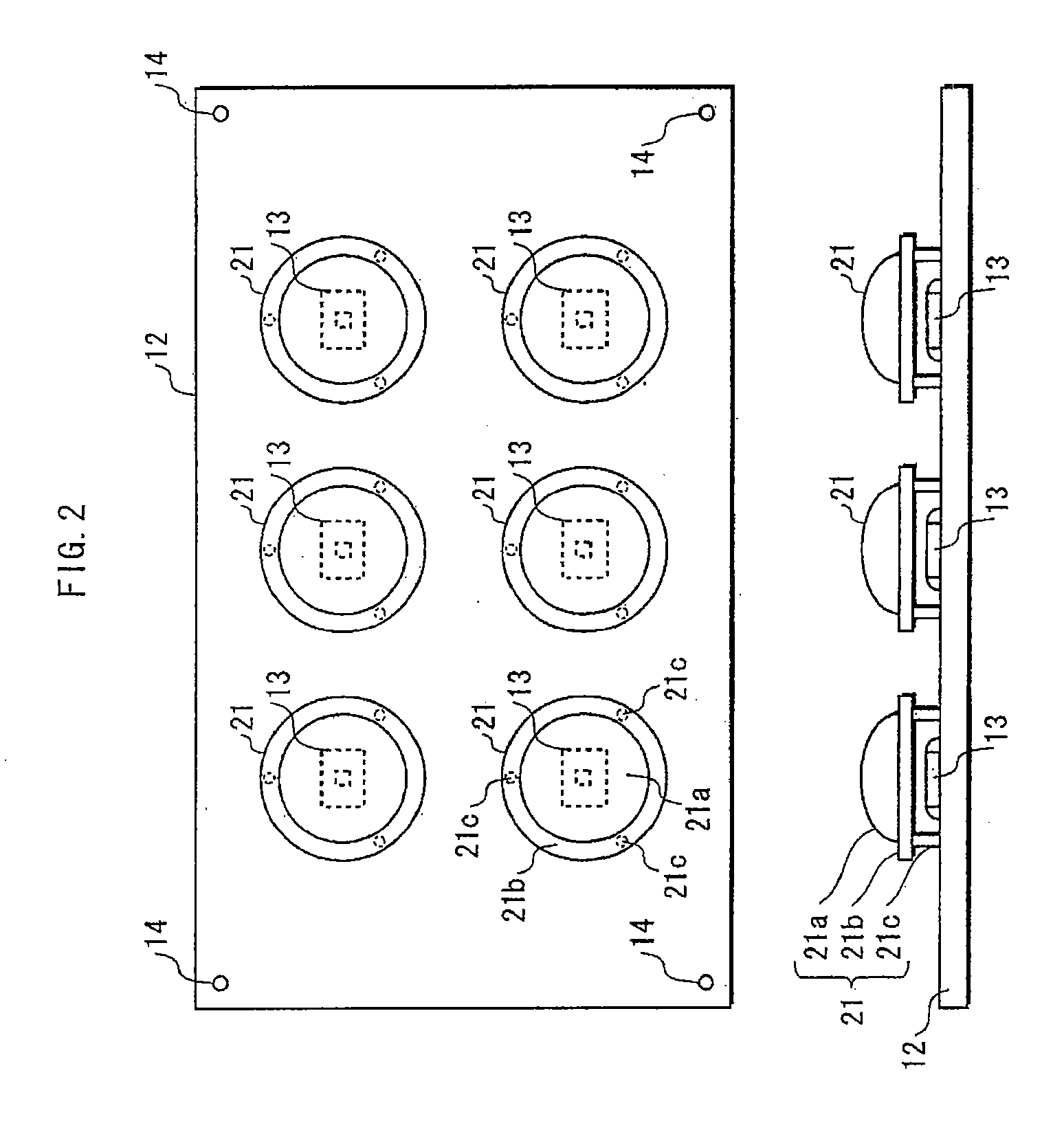 Method for mounting transparent component