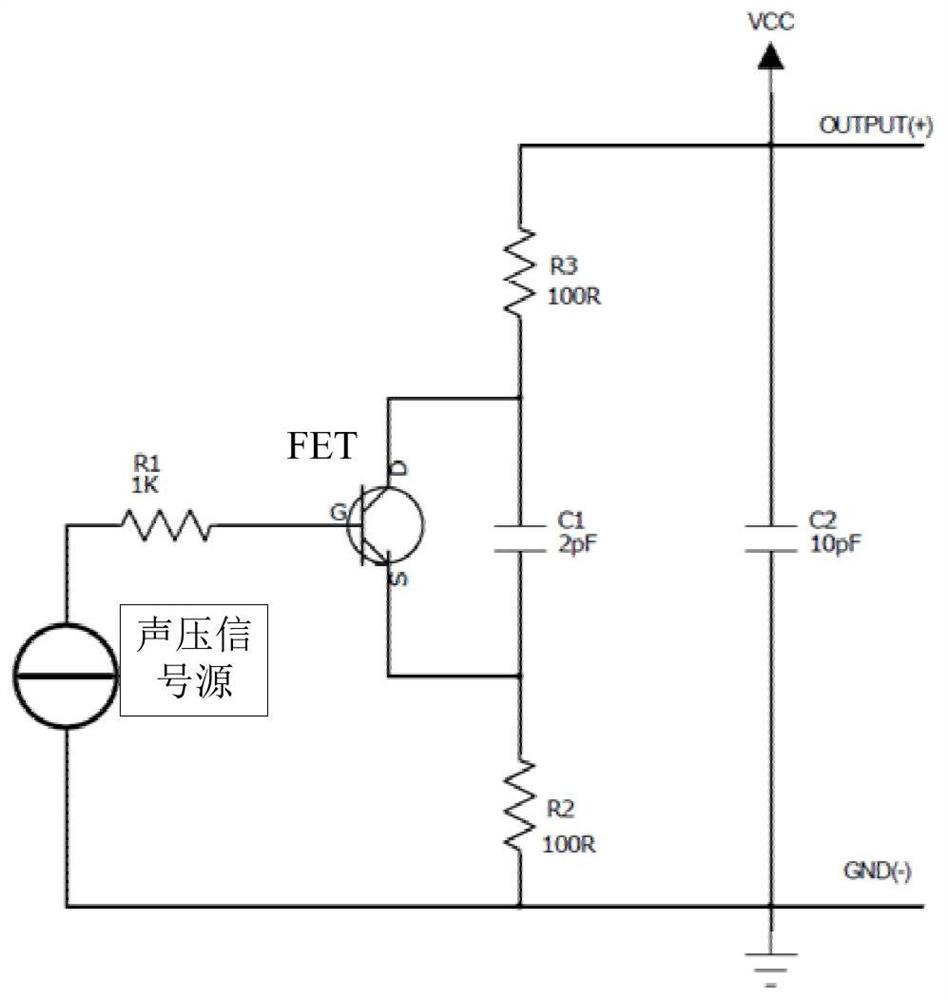 Anti-radio frequency interference circuit and electret microphone