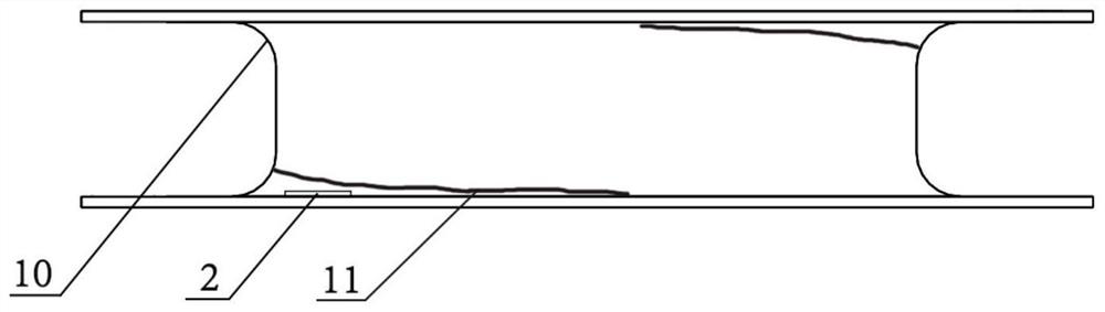 Online monitoring method and system for tearing fault of shear spring