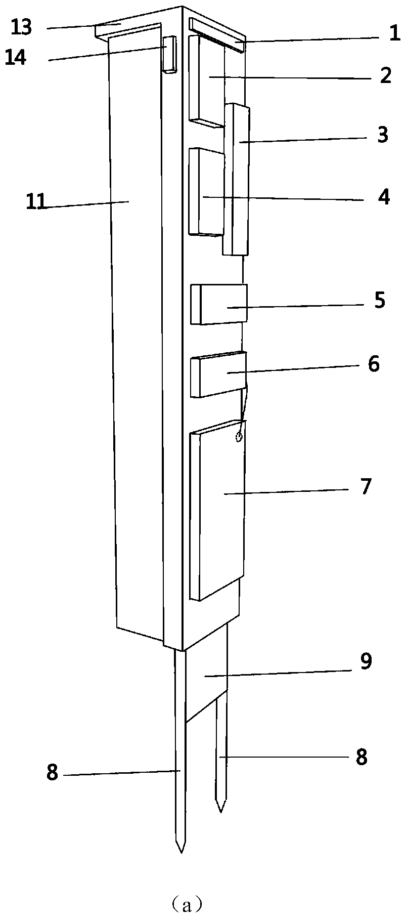 Portable urban greening auxiliary planning equipment