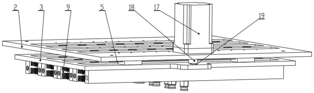 A lithium battery liquid injection station automatic cleaning device for crystallized electrolyte