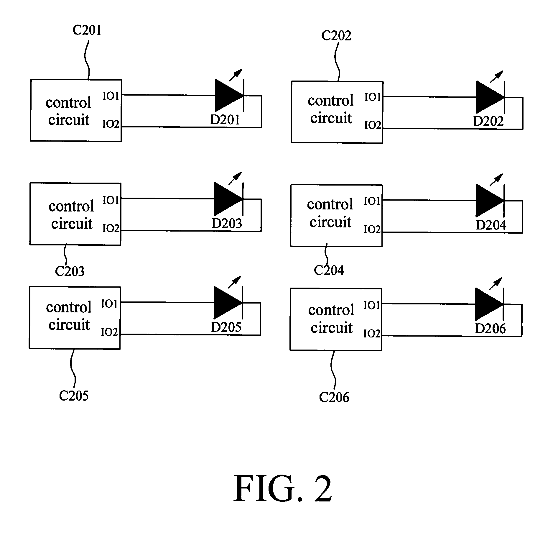 Information input panel using light emitted diode matrix