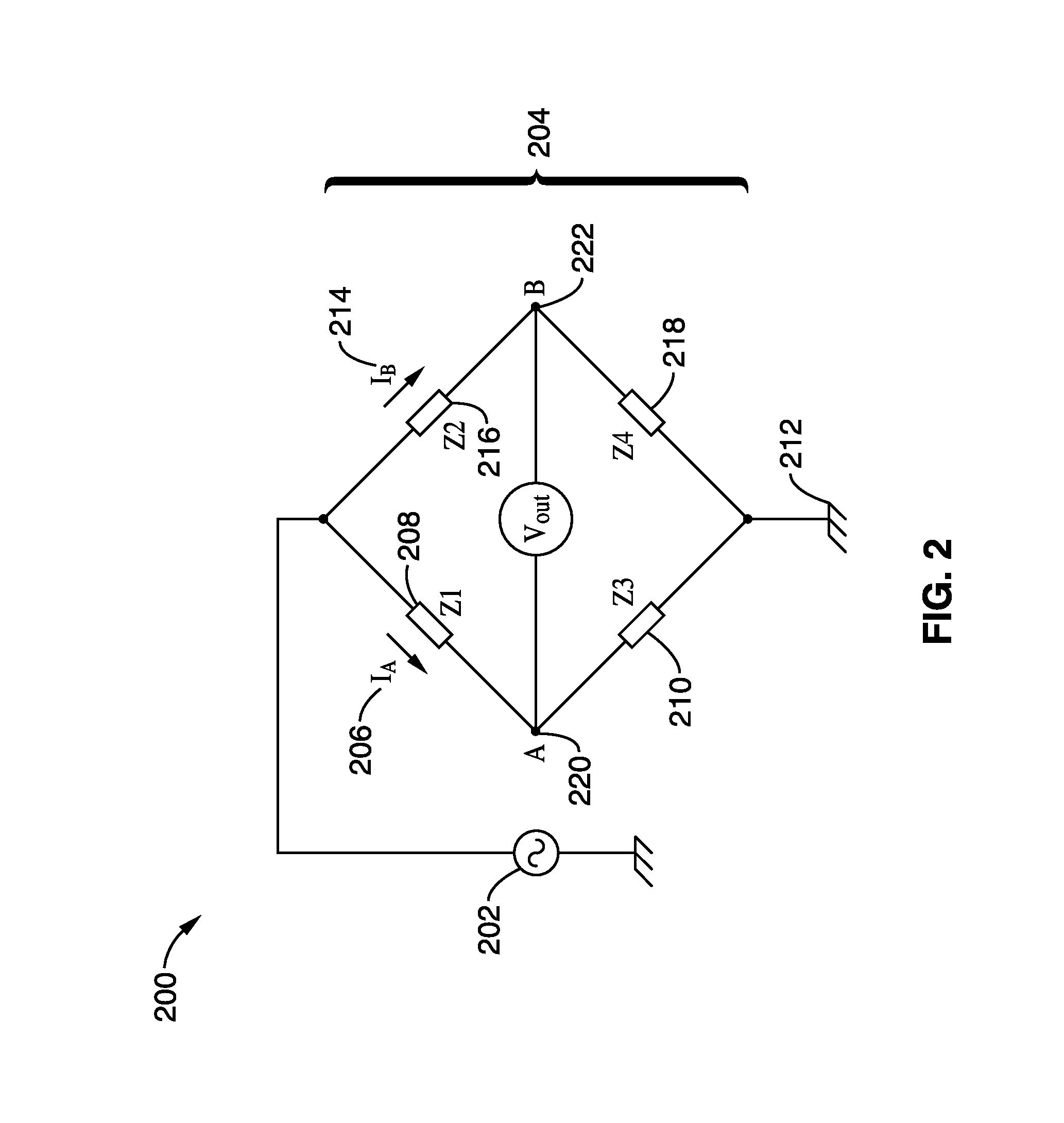 Structural health monitoring circuit