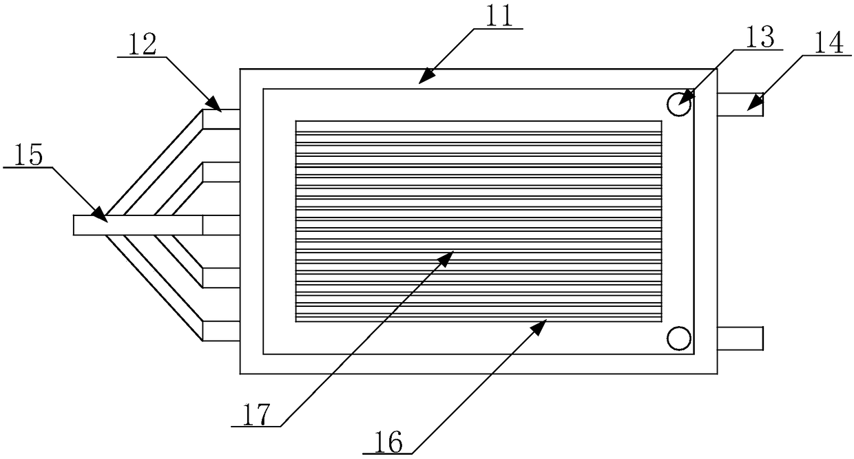 Optical fiber luminescent structure, pouring processing method and pouring device