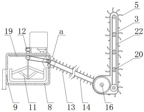 Agricultural large-range soil improvement equipment with deep soil turning mechanism