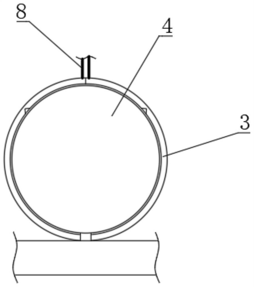 Semiconductor silicon wafer patch based on thermal winding technology