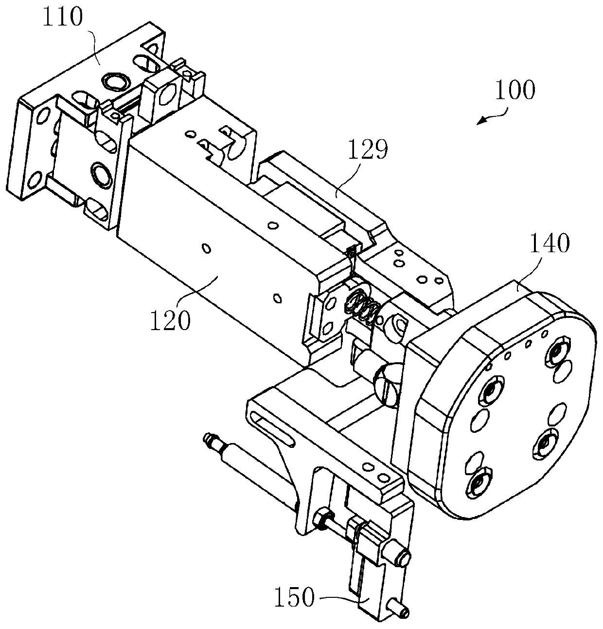 Pick-up mechanism for workpiece loading and unloading