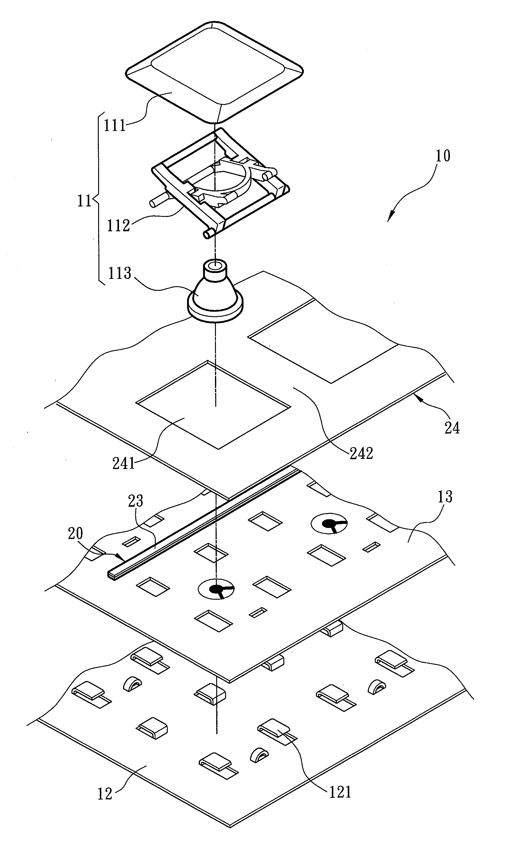 Illuminated keyboard