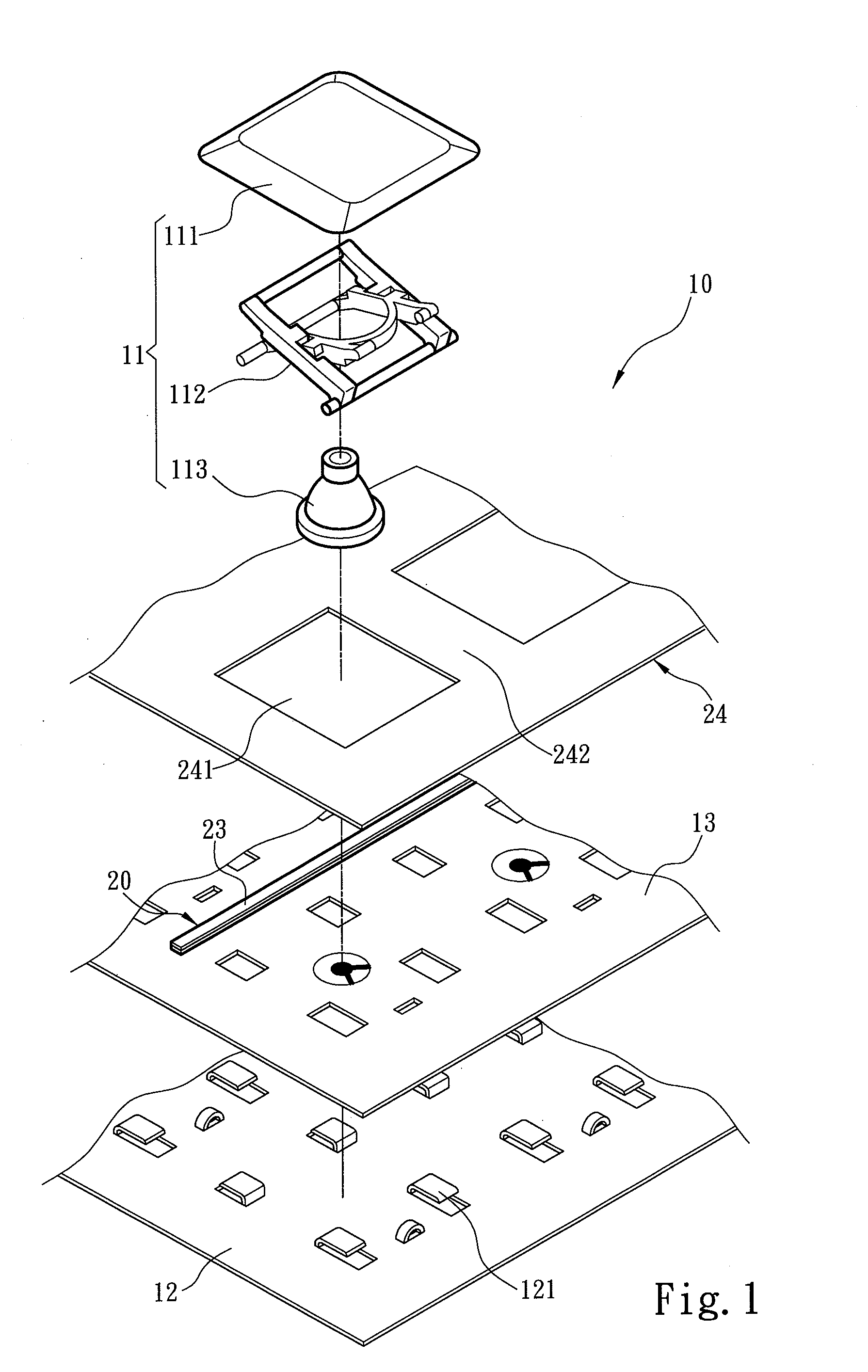 Illuminated keyboard