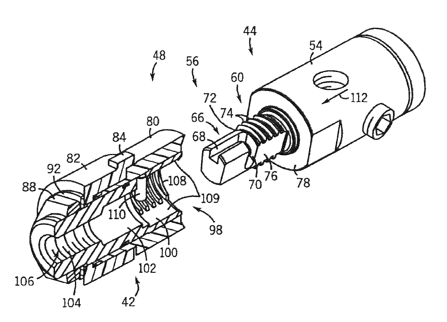 High-power electrical quick connector