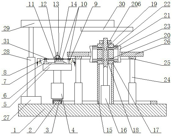 A general-purpose double-arc gear processing device