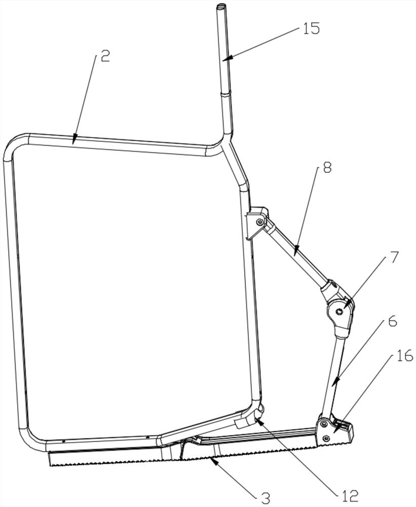 Folding rocking chair