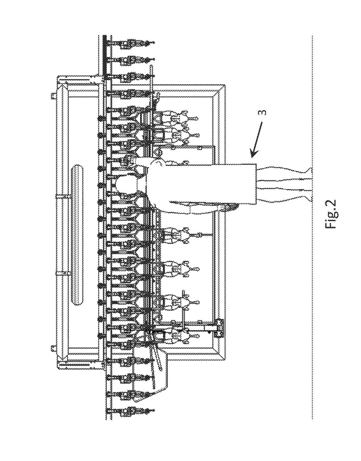 Processing line and method for inspecting poultry carcasses and/or viscera packages