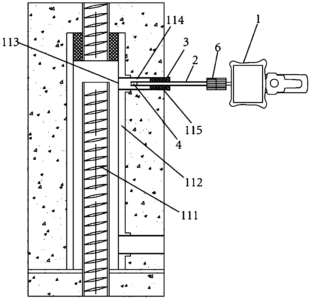 A method for detecting the insertion depth of connecting steel bars in half-grouting sleeve steel bar joints