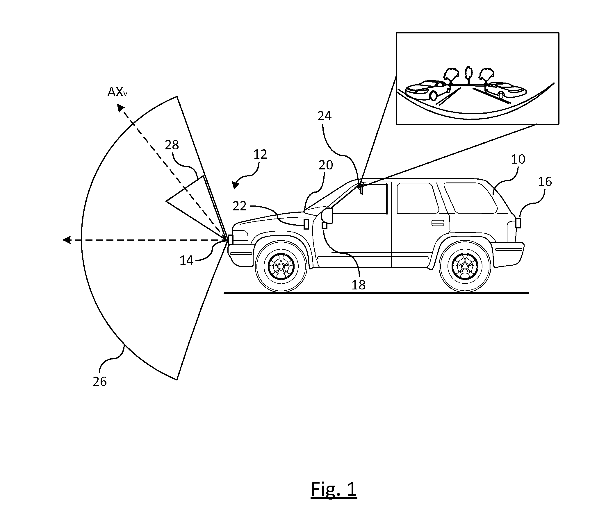 Vision-based object sensing and highlighting in vehicle image display systems