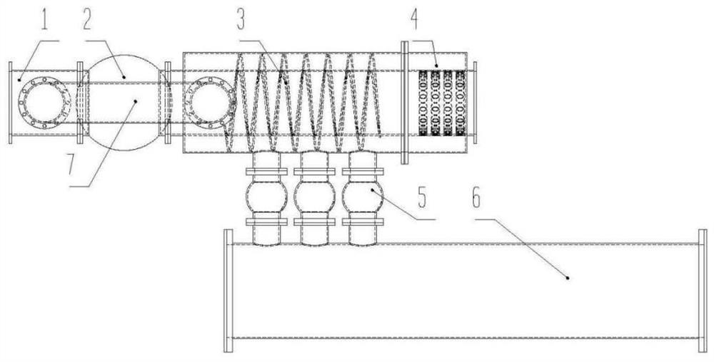 A full-bore pipeline type desander