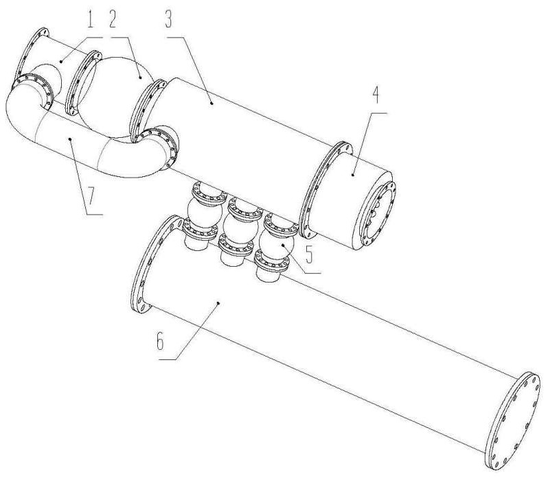 A full-bore pipeline type desander