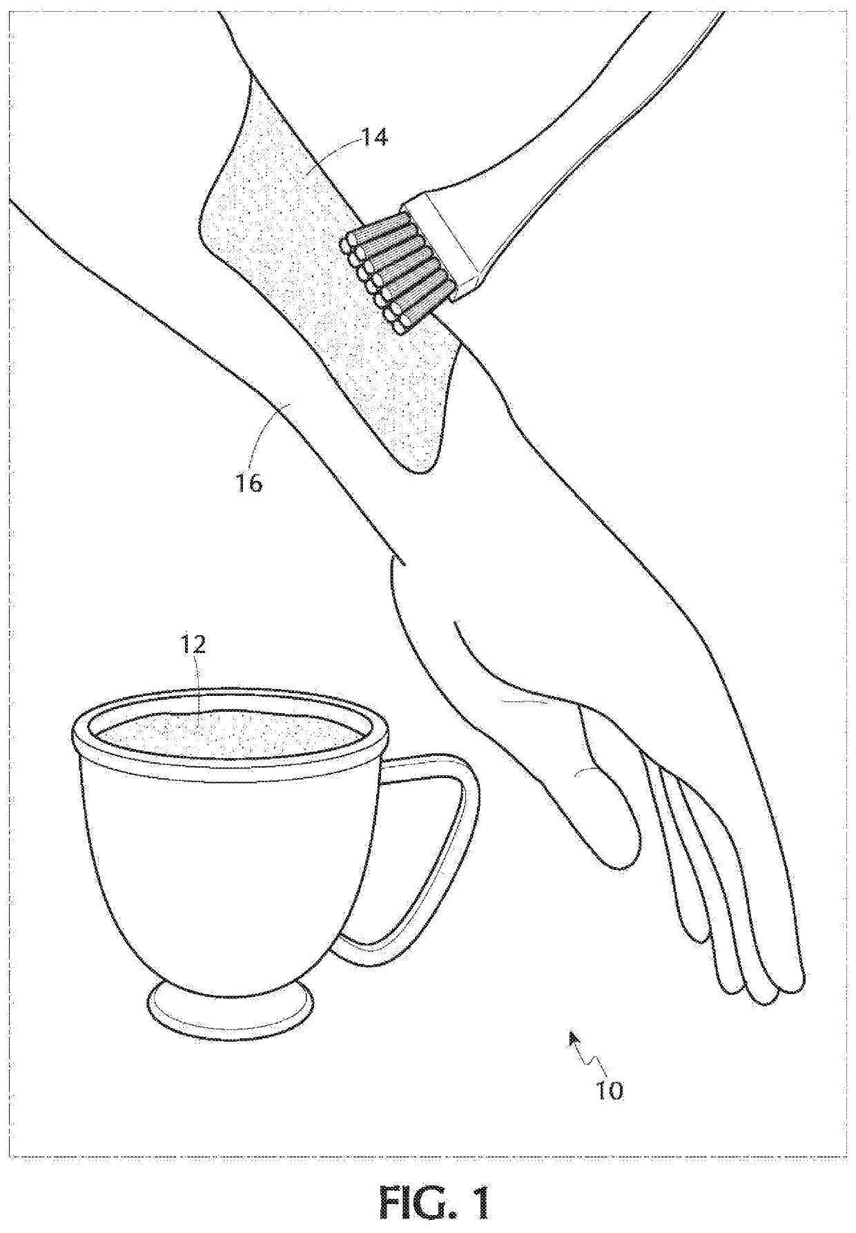 System for applying a hair remover to human skin and the hair remover