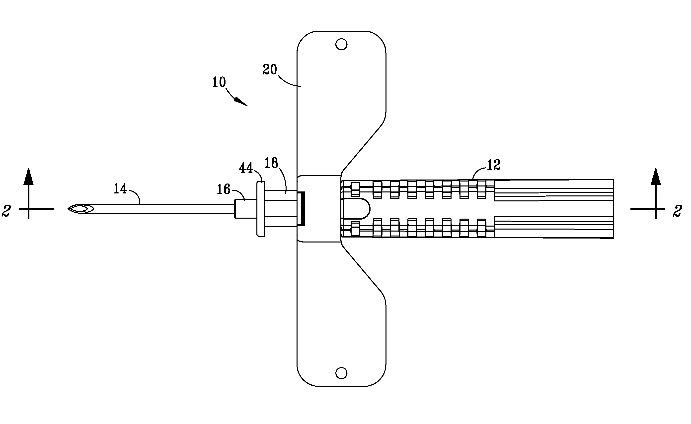 Fluid Flow Control Device with Retractable Cannula
