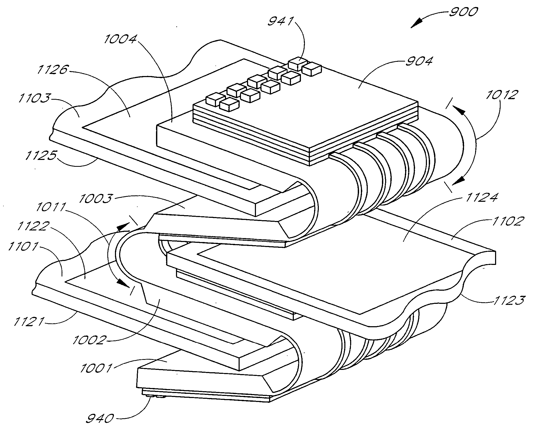 High-density packaging of integrated circuits