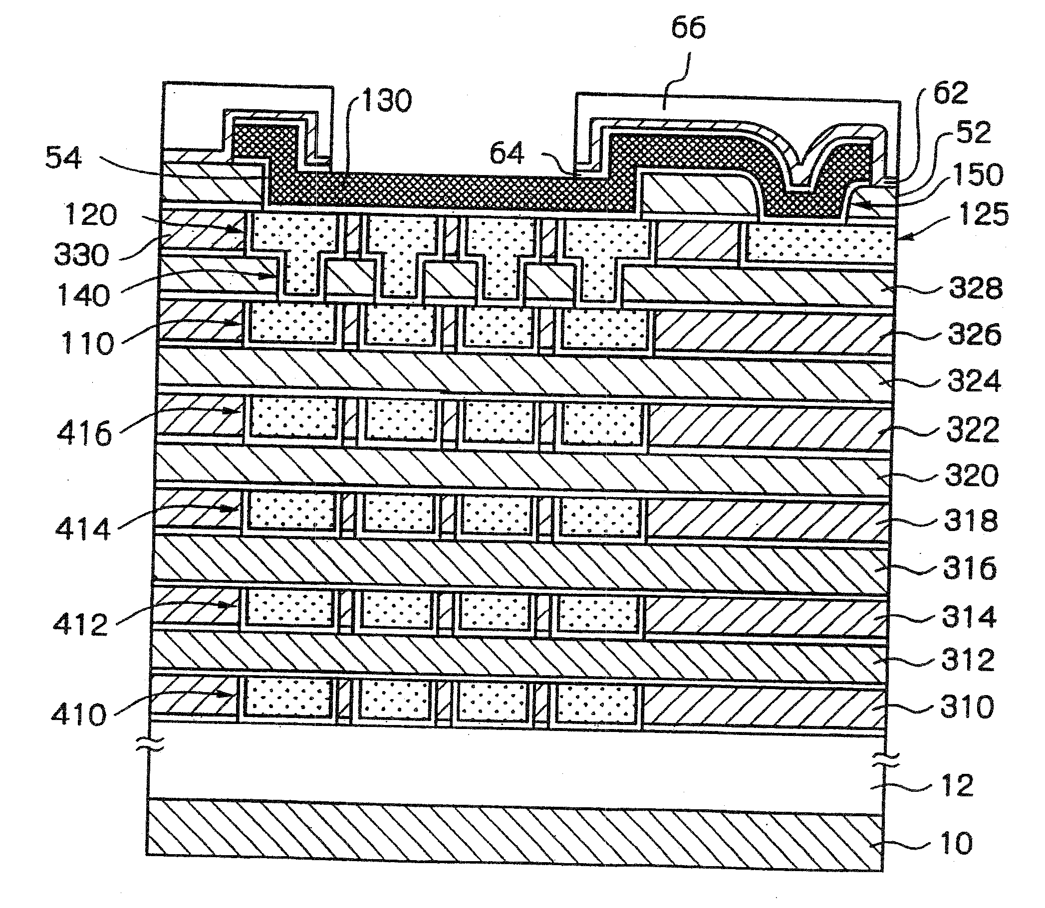 Semiconductor device with bonding pad support structure