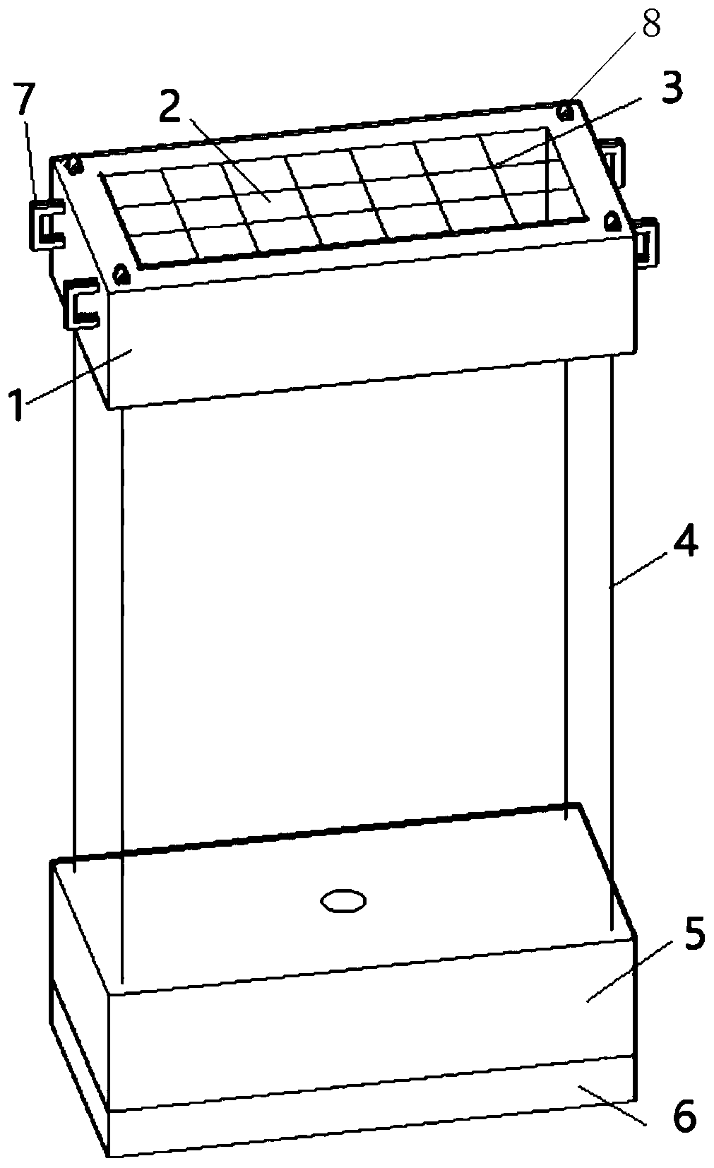 Floating-box bulwark structure and construction method for same