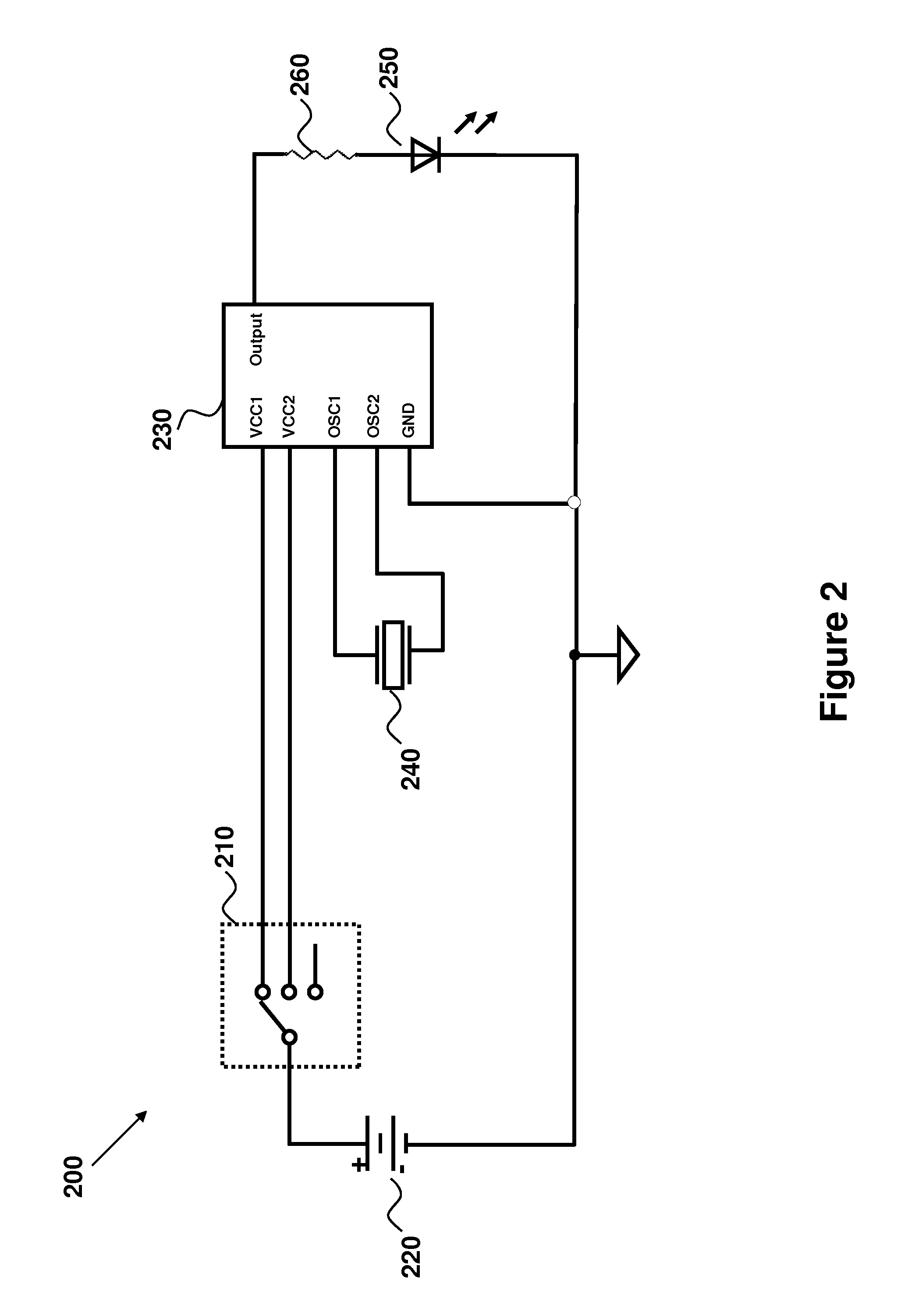 Flameless candle circuit with multiple modes