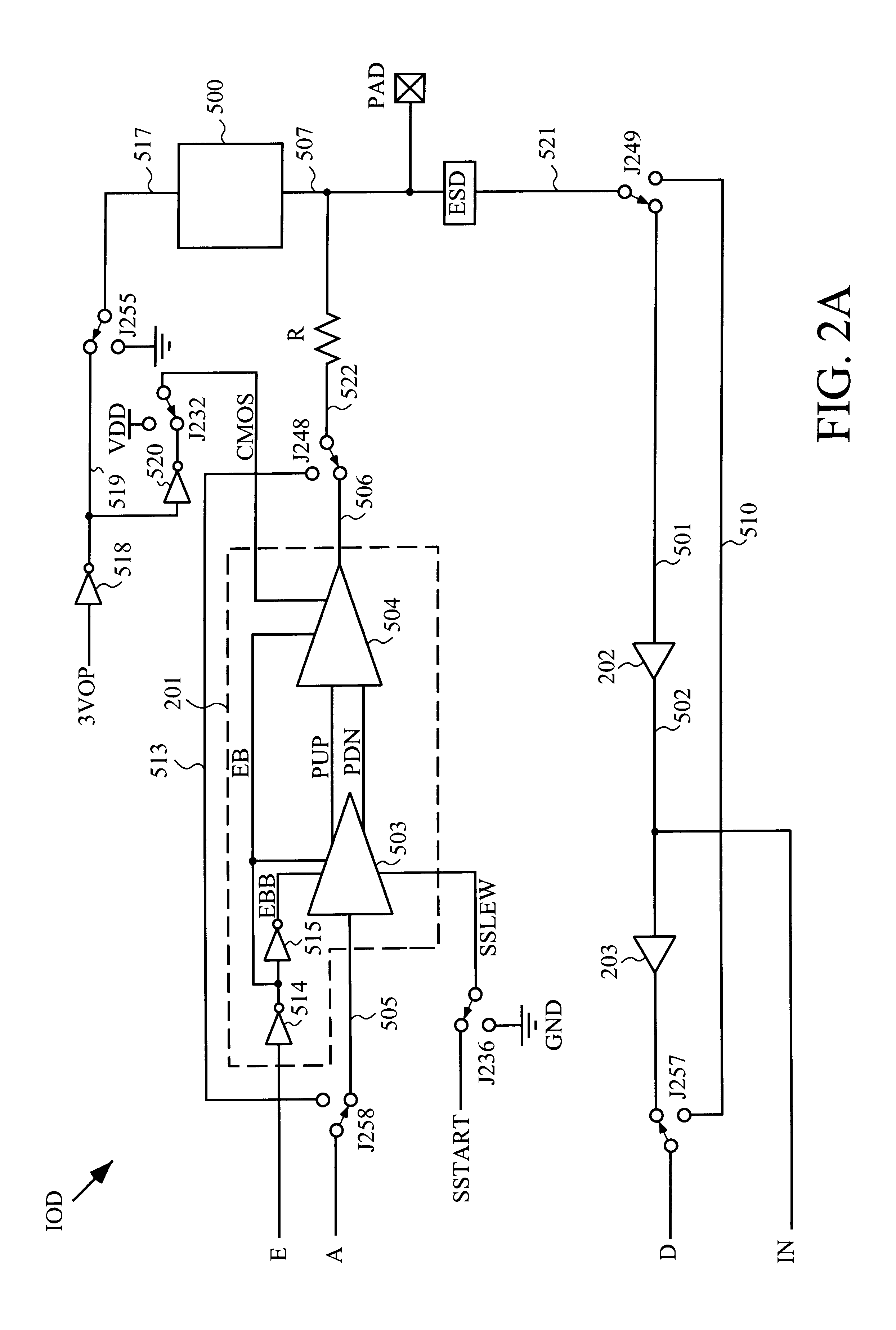 Programmable IC with gate array core and boundary scan capability