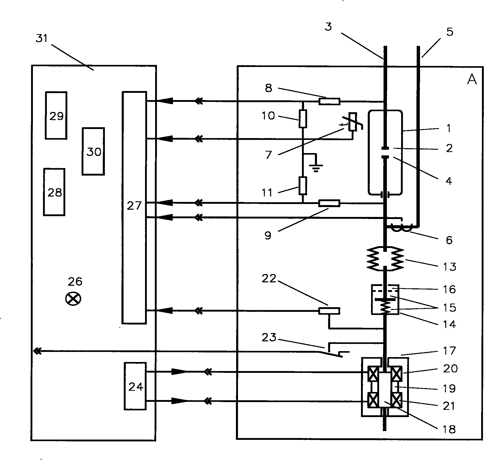 Switching appliance for AC circuit