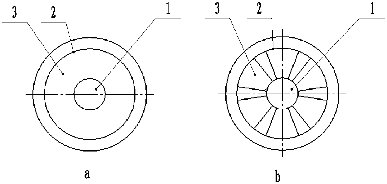 Centering noncontact axial force loading device and method