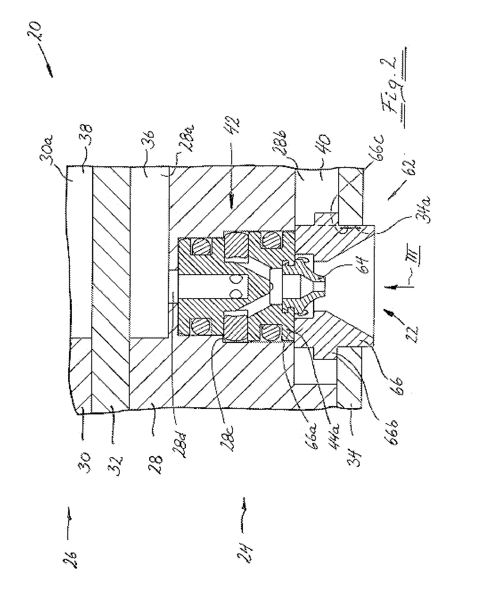 Spraying tool with a switch-off valve