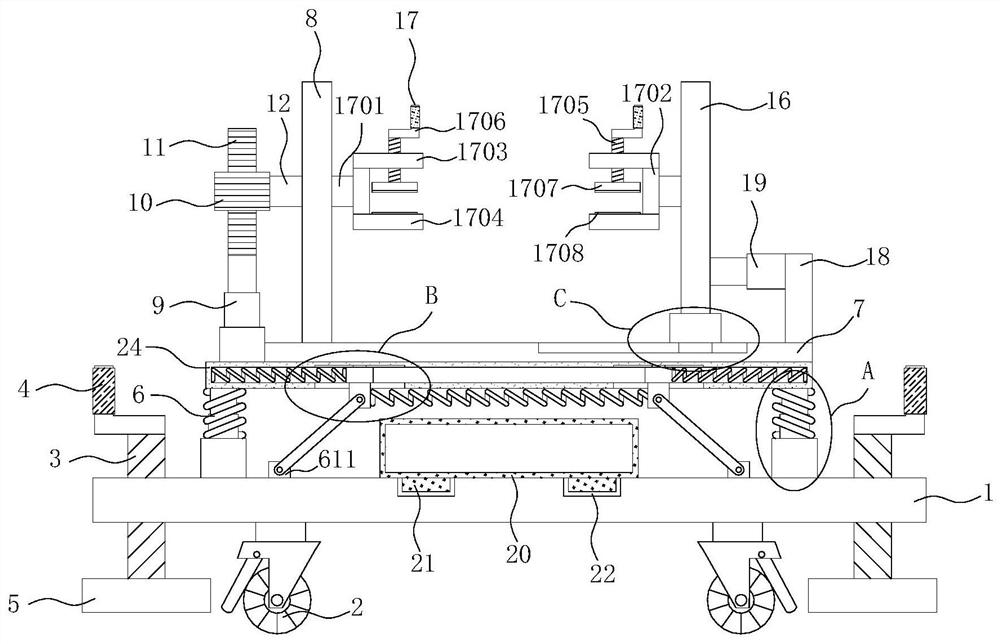 Shaping device for processing of double-sided toothed blade for woodworking