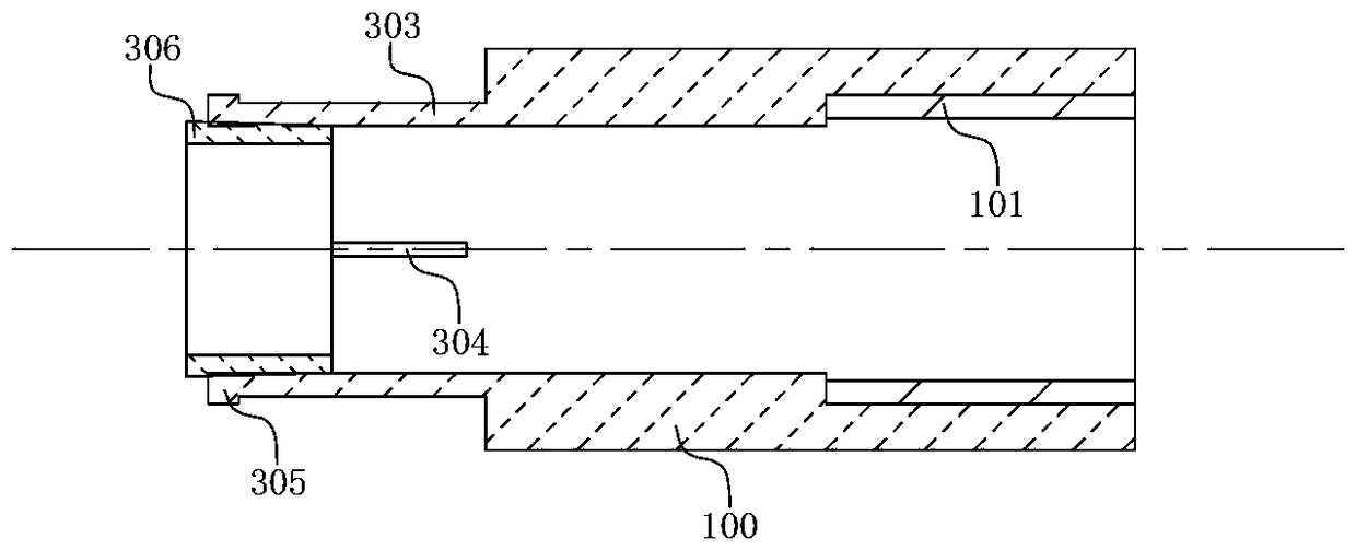 Self-advancing and self-rotating shield machine grouting channel high-pressure dredging device and system