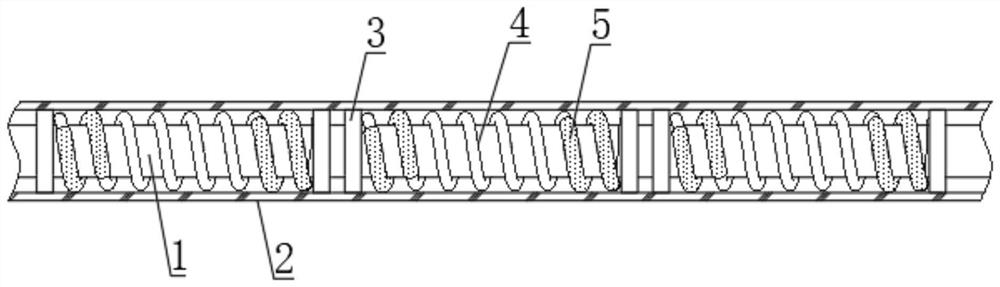 A kind of helical correction type anti-bending cable