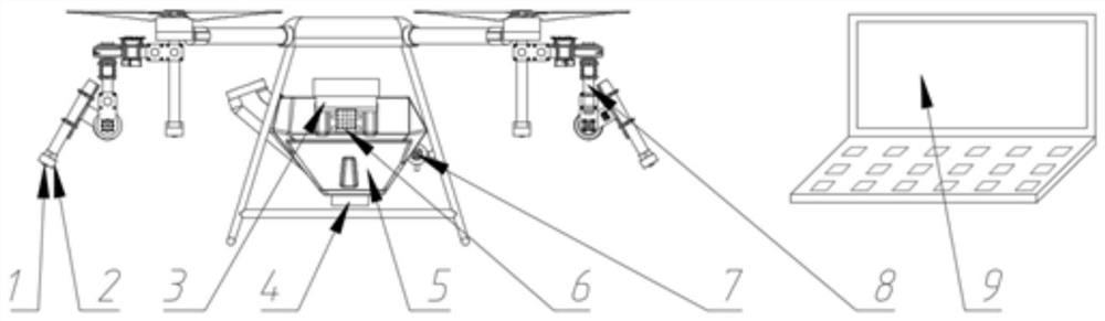 Low-dosage environment-friendly intelligent side spraying device for obstacle avoidance of plant protection unmanned aerial vehicle