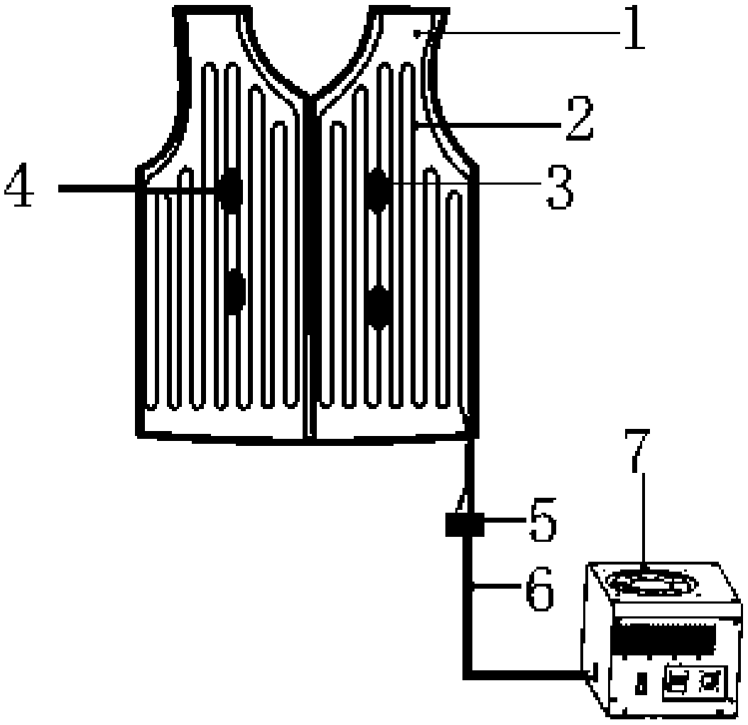 Wearable cooling vest with semiconductor refrigeration