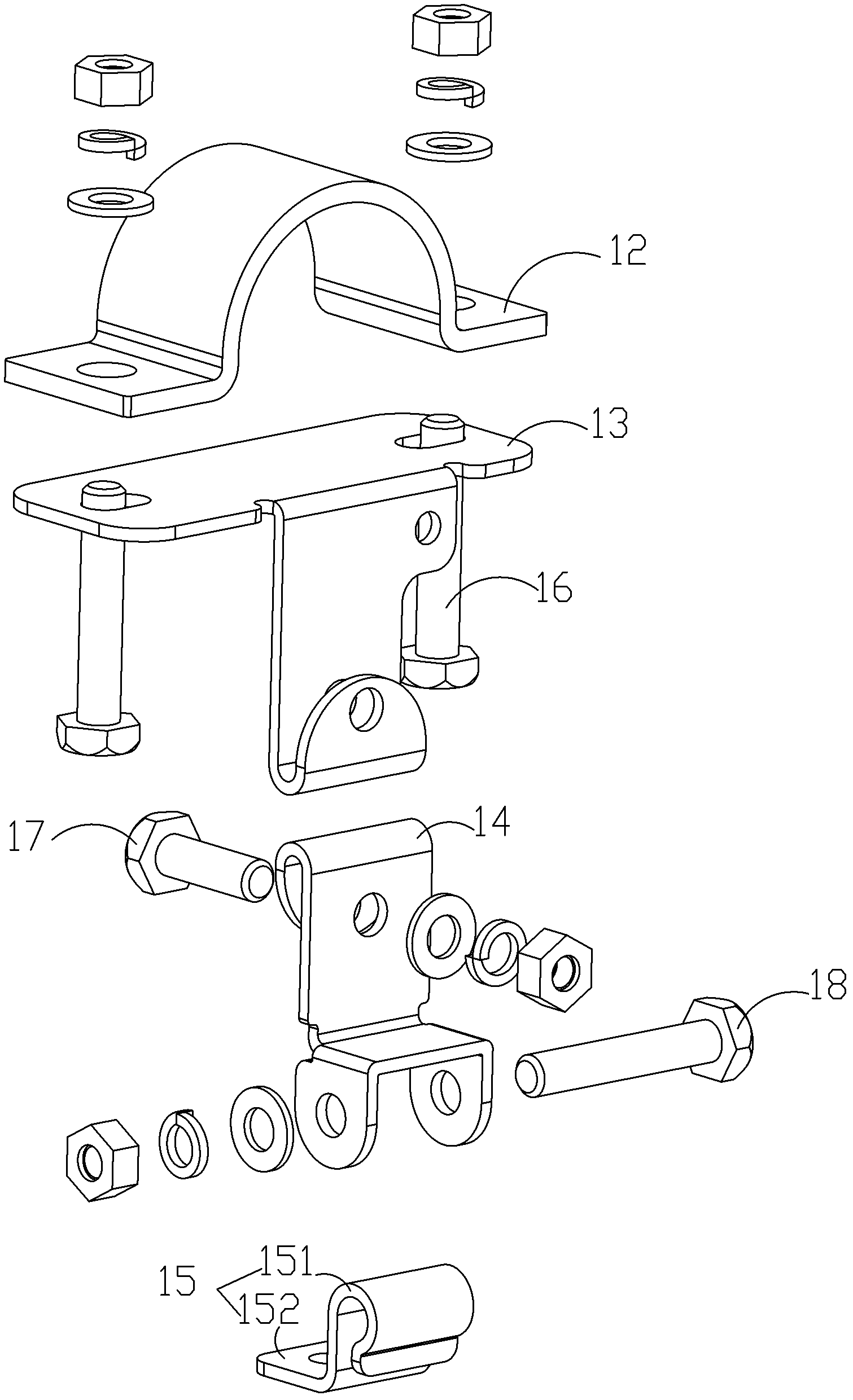 Lamp mounting structure and lighting device