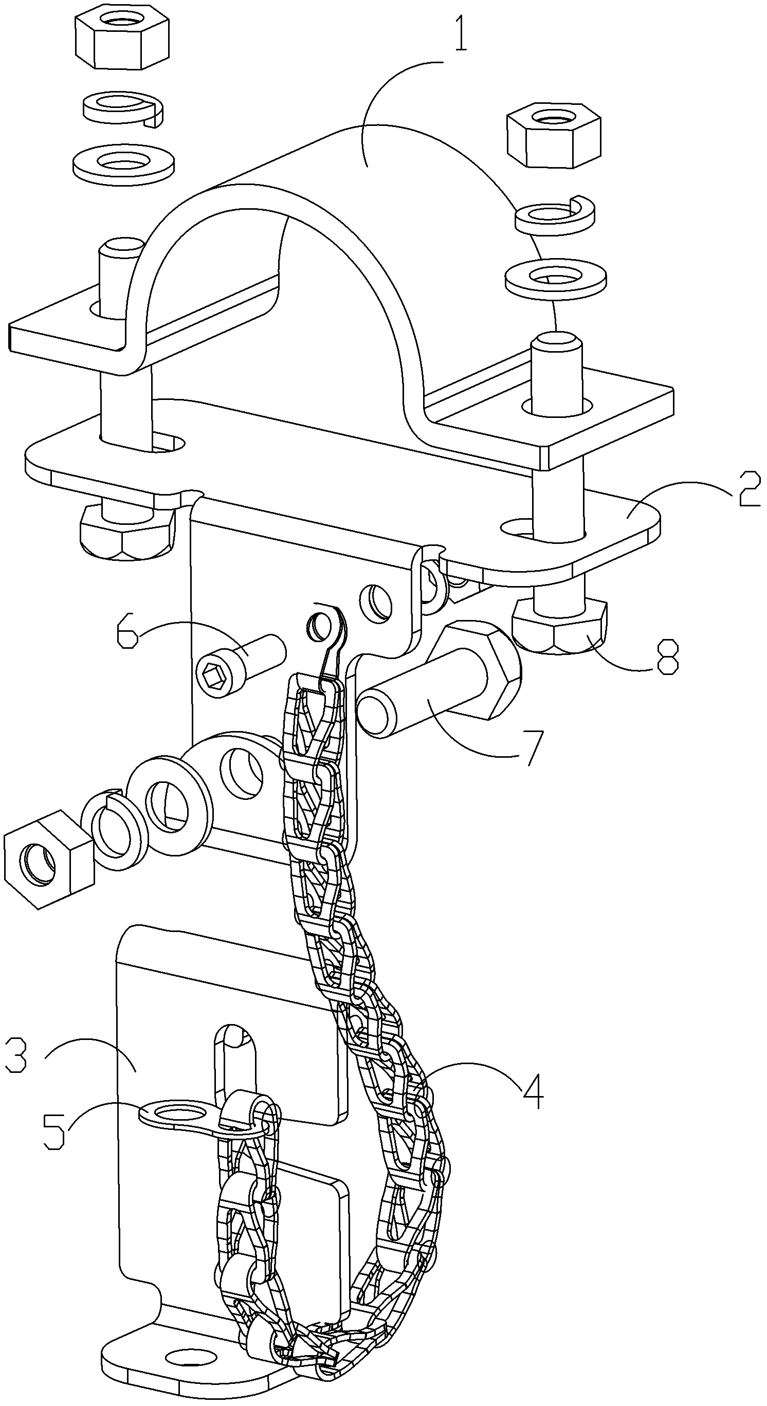 Lamp mounting structure and lighting device