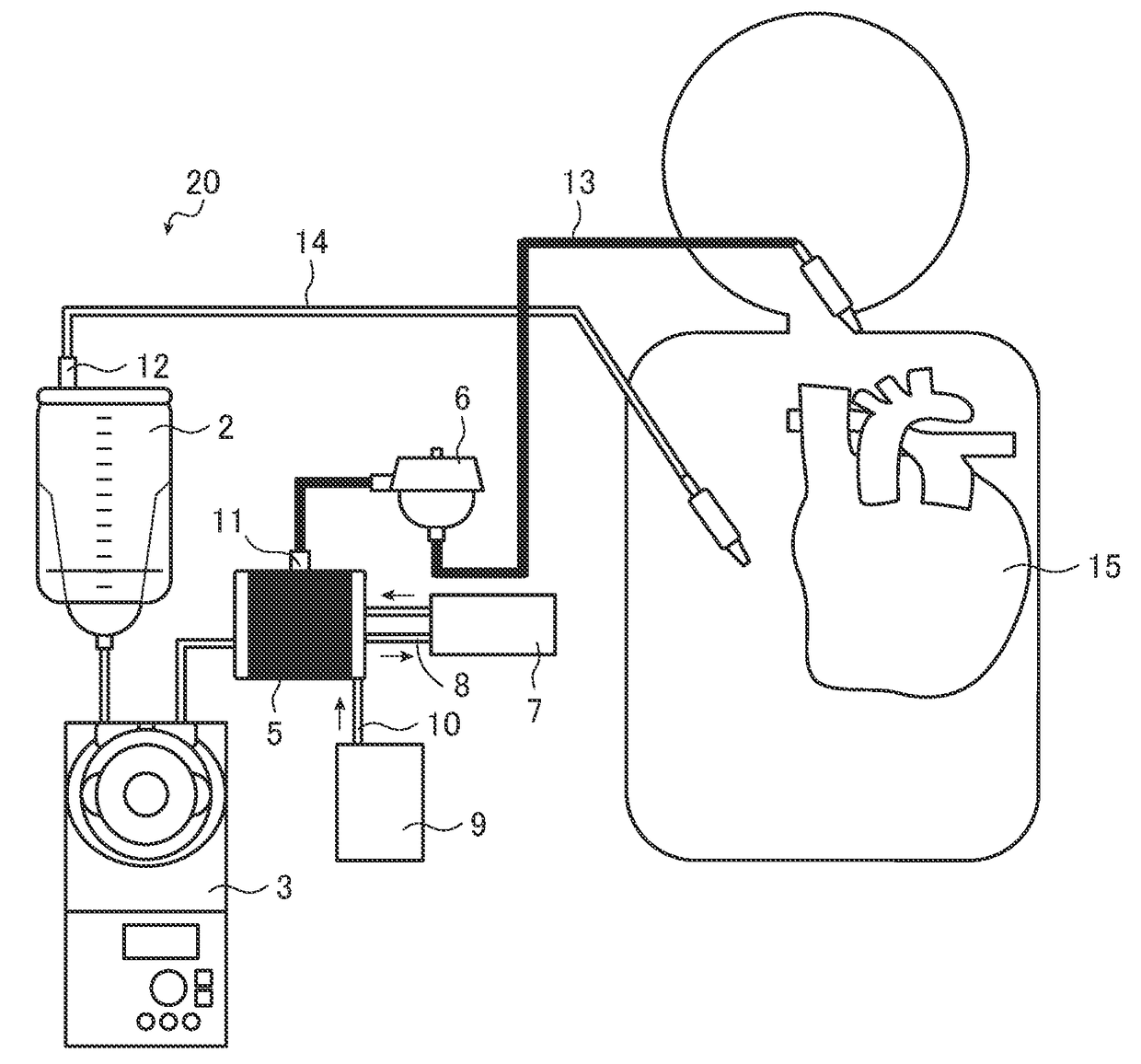 Artificial lung and artificial heart-lung circuit device