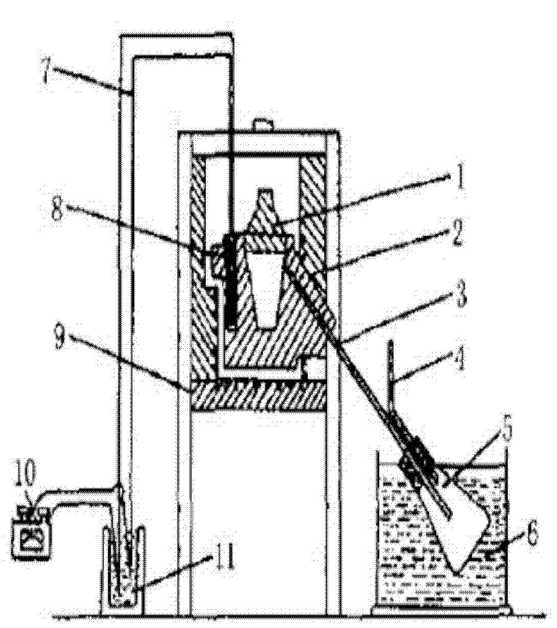 Carbonaceous material destructive distillation system