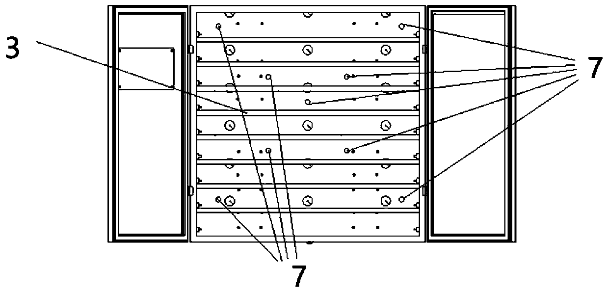 Aging test cabinet