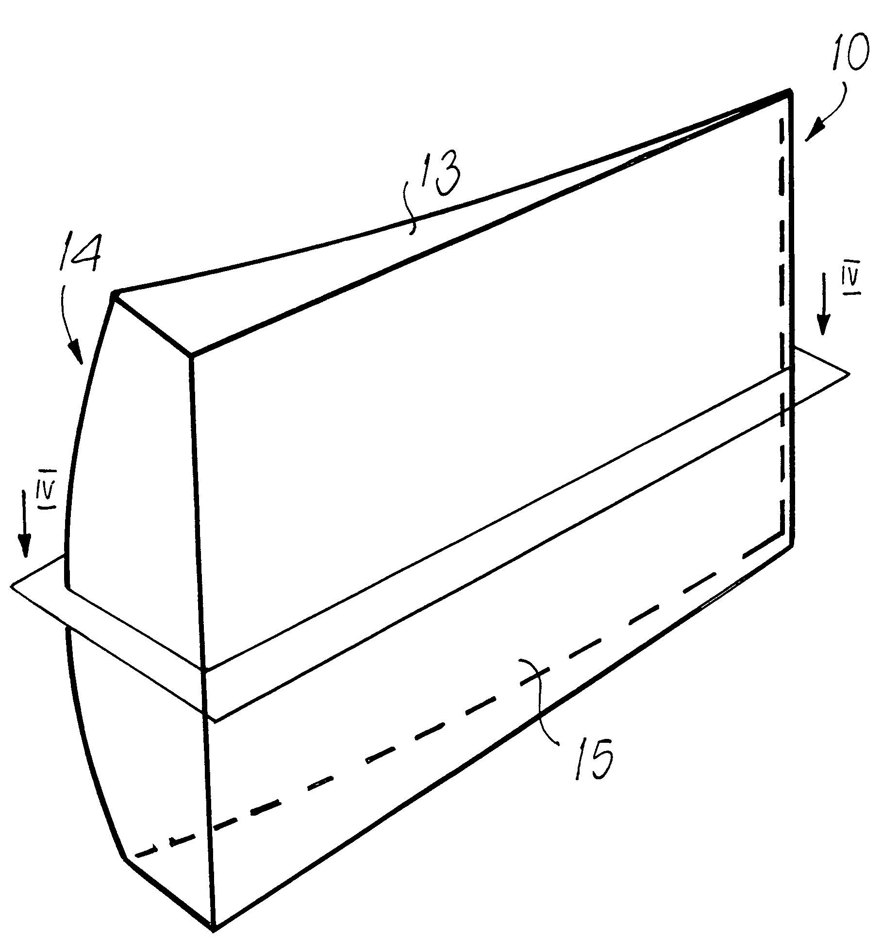 Vehicle rear-view mirror with wide viewing angle and reduced image distortion