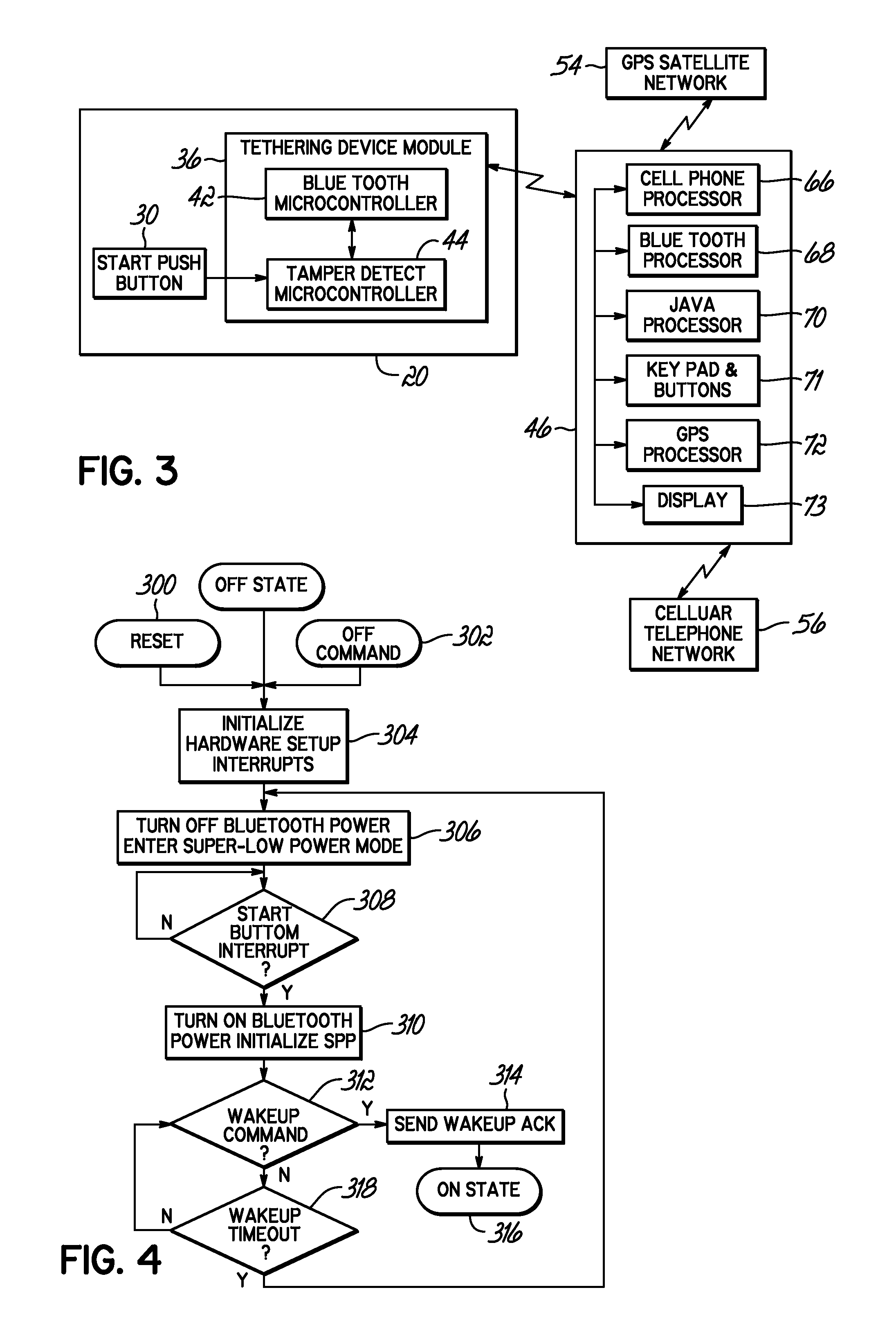 Device for Tethering a Person Wirelessly with a Cellular Telephone